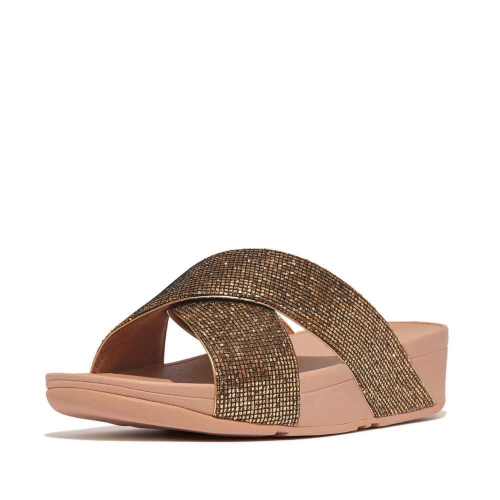 IG1B94 - Fitflop Halo Artisan Gold Sliders