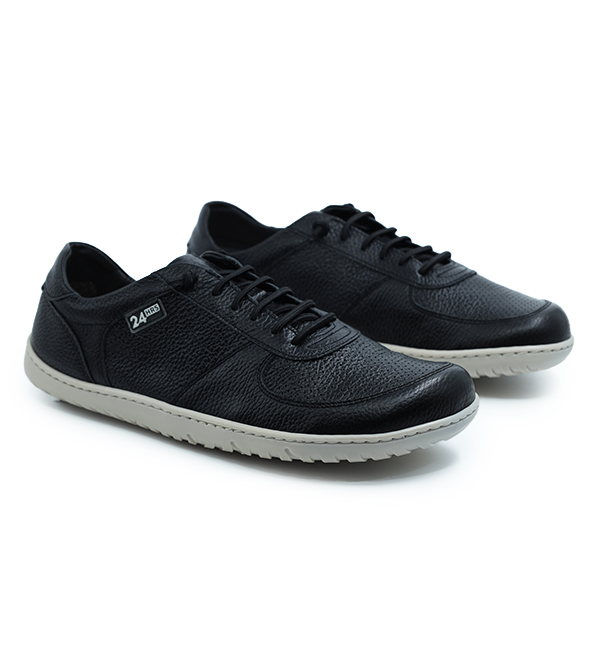 24HOURS 12263: Barefoot sneaker piel perforada.