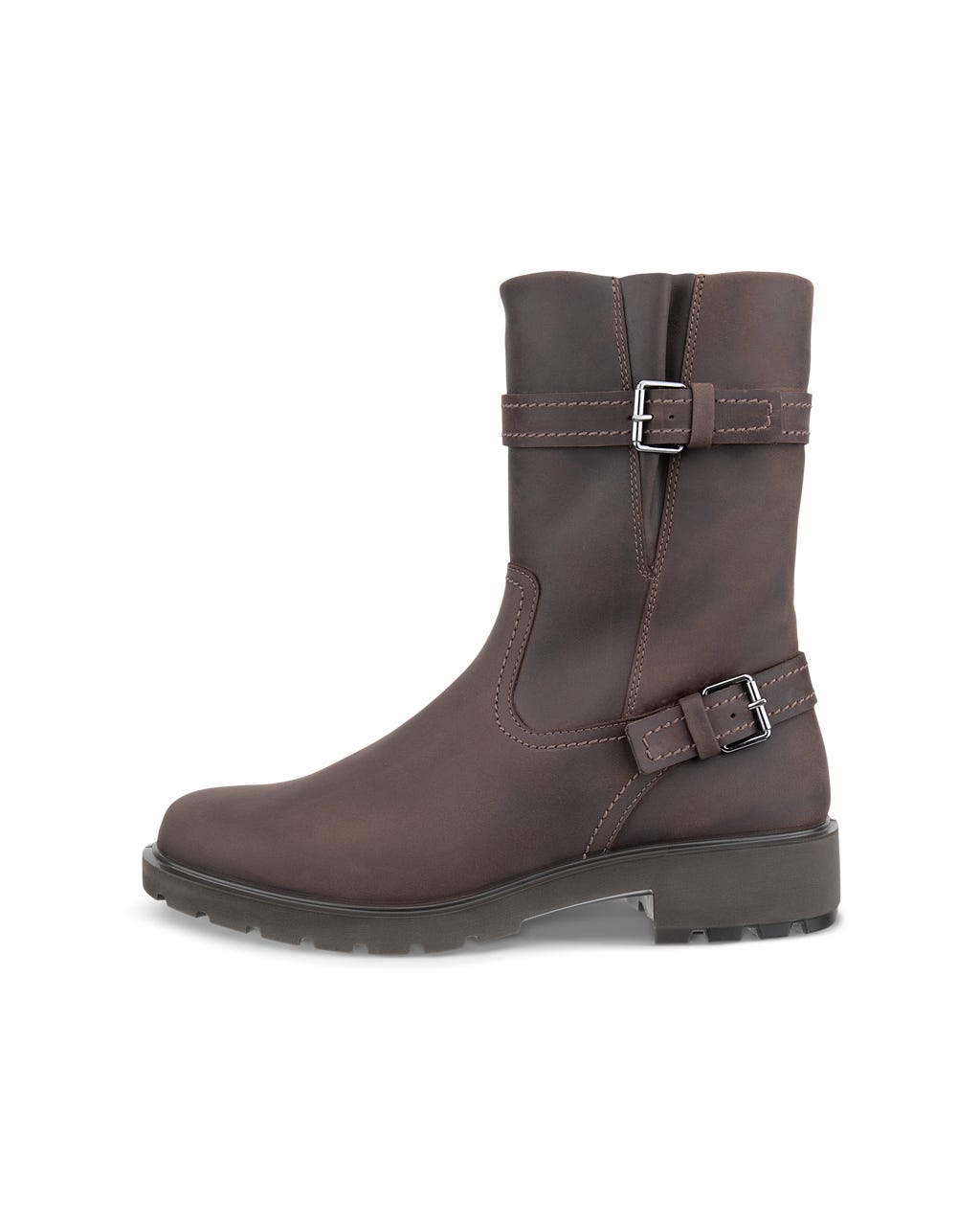 ECCO 523304 - Metropole Vienna Women's Oiled-Nubuck Biker Boot