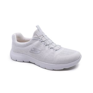 150121 - Skechers Women's Textured Sports Shoes with Lace-Up Closure
