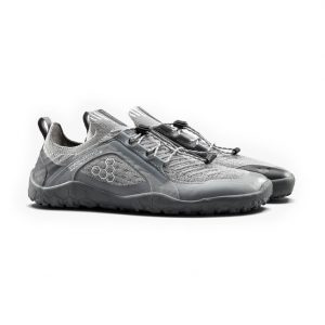 Vivobarefoot / Mens / PRIMUS TRAIL KNIT FG MENS – OBSIDIAN/SANDSTONE